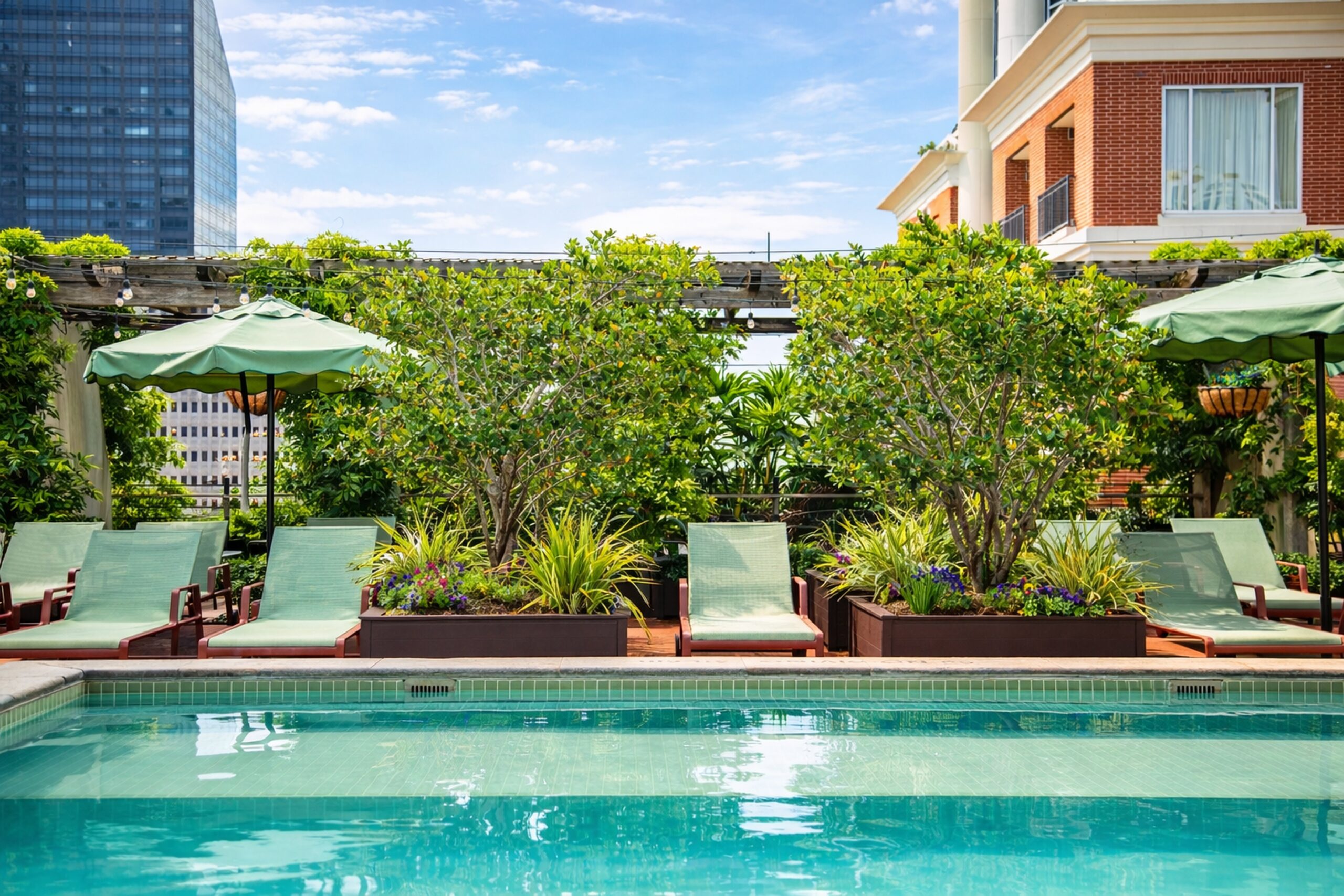 The Barnett_Pool Seating View
