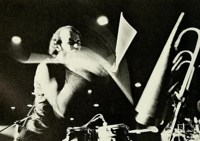 2 JAMBALAYA DRUMMER, NEW ORLEANS JAZZ FEST 1975